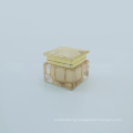 hot sale 15g 30g luxury square double layer acrylic  jar